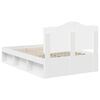 vidaXL Estrutura da Cama com cabeceira Branco 120 x 190 cm