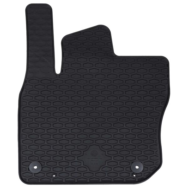 vidaXL Tapete de carro 4 pcs Preto VW TIGUAN TDI Borracha