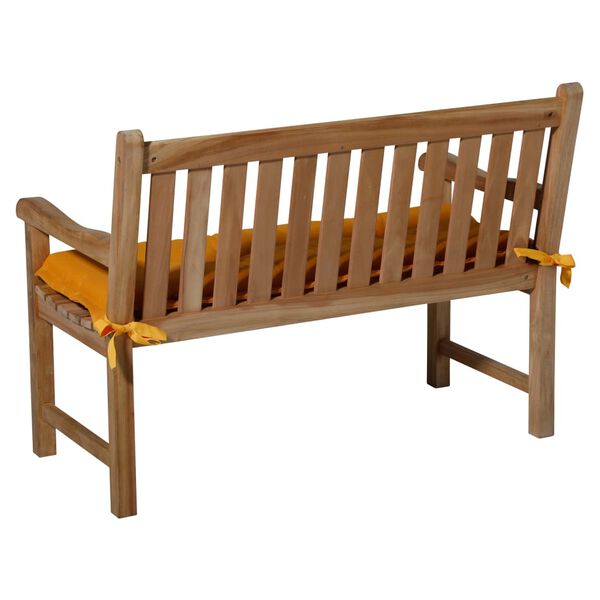 Madison Almofad&atilde;o para banco Panama 180x48 cm dourado brilhante