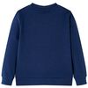 Sweatshirt para criança azul-marinho 128
