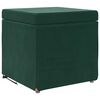 vidaXL Banqueta Verde Escuro 41 x 41 x 40 cm