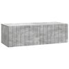 vidaXL Gabinete de TV de Parede Cinzento Cimento 98 x 41 x 30 cm