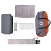vidaXL Barraca Cabana com telhado Cinza e Laranja 400 x 350 x 212 cm