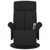 vidaXL Cadeira de Massagem Recliner Preto 79 x 87 x 104,5 cm tecido