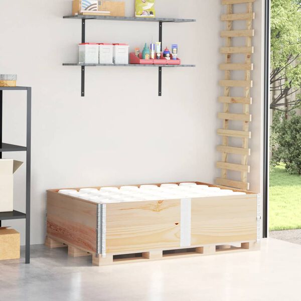 vidaXL Colares para paletes 2 pcs 150x100 cm madeira de pinho maci&ccedil;a