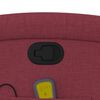 vidaXL Poltrona de massagens reclin&aacute;vel tecido vermelho tinto