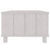 vidaXL Mesa de centro HAMAR 100x55x35 cm pinho maciço branco
