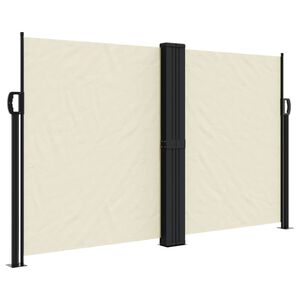 vidaXL Toldo lateral retr&aacute;til 140x1000 cm creme