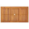 vidaXL Mesa de jardim 140x80x74 cm madeira de acácia maciça