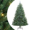 vidaXL &Aacute;rvore de Natal Articulada Artificial Verde 240 cm PVC e Metal