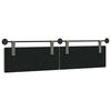 vidaXL Cabeceira Suspensa Liso Cinzento-claro 210 x 55 x 5 cm