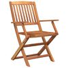 vidaXL Conjunto de jantar p/ jardim 5 pcs madeira de ac&aacute;cia maci&ccedil;a