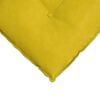 vidaXL Travesseiro para Costas Amarelo 160 x 50 cm