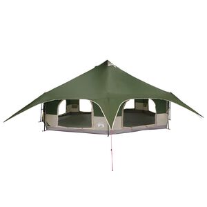 vidaXL Barraca Familiar Verde Para 18 Pessoas