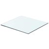 vidaXL Prateleira de vidro 40x30 cm transparente
