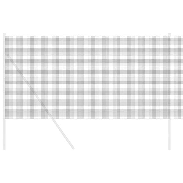 vidaXL Cerca de Arame Soldado Cinzeto 1.2 x 50 m Aço