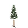 vidaXL &Aacute;rvore de Natal Slim com 150 LEDs com suporte Verde 150 cm