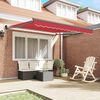 vidaXL Toldo Vermelho 300 x 250 x 165 cm Poli&eacute;ster