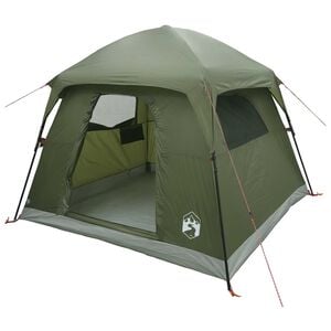 vidaXL Barraca Cabana com telhado Verde-Azeitona 244 x 213 x 183 cm