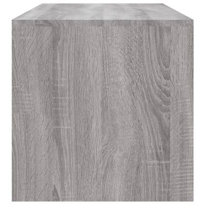 vidaXL Mesa de centro 100x40x40 cm derivados madeira cinzento sonoma