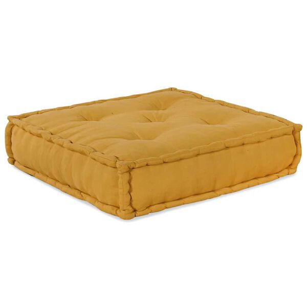 vidaXL Sofá Modular 2 pcs Amarelo 140 x 70 x 36 cm tecido