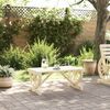 vidaXL Mesa de centro para jardim 90x50x40 cm madeira de abeto maciça