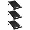 vidaXL Pain&eacute;is de aquecimento solar curvos p/ piscina 3 pcs 72,5x46 cm