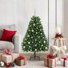 vidaXL &Aacute;rvore de Natal Artificial Verde 120 cm PVC e Metal