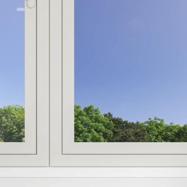 vidaXL Pel&iacute;culas solares 5 pcs efeito refletor est&aacute;tico PVC prateado