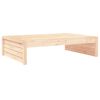vidaXL Apoio de p&eacute;s para jardim 120x80 cm pinho maci&ccedil;o
