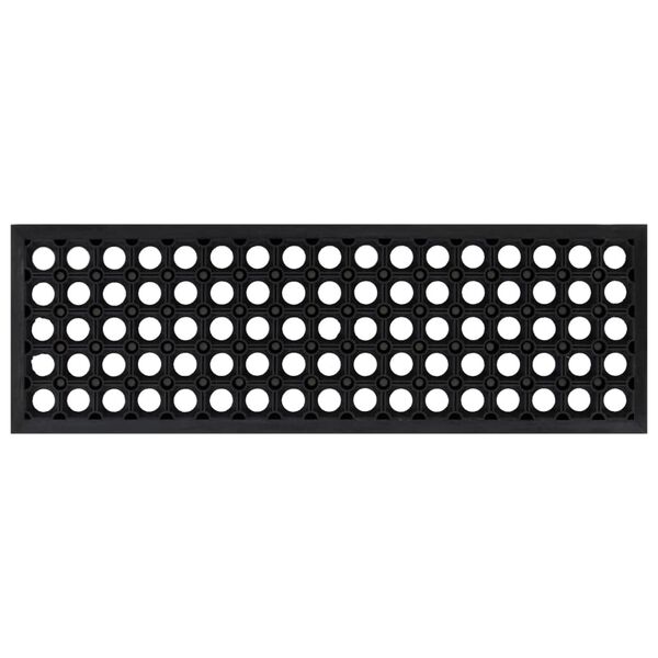 vidaXL Tapetes para degraus de escada 10 pcs 25x75 cm borracha