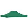 vidaXL Teto para tenda de festas 4,5x3 m 270 g/m&sup2; verde