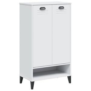 vidaXL Sapateira VIKEN derivados de madeira branco