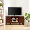 vidaXL Gabinete para TV com gaveta Castanho 100 x 40,5 x 46 cm