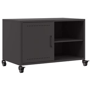vidaXL M&oacute;vel de TV 68x39x43,5 cm a&ccedil;o preto