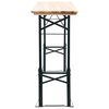 vidaXL Mesa de cerveja dobrável 169x50x75/105 cm pinho