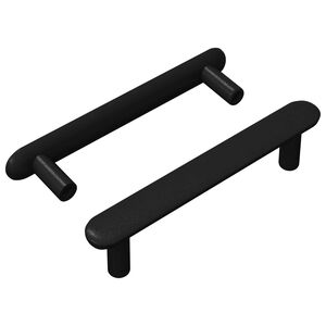 vidaXL Ma&ccedil;aneta de Arm&aacute;rio 2 unid. Preto 121 x 16.6 x 28.3 mm Ferro