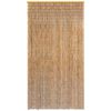 vidaXL Cortina de porta anti-insetos em bambu 120x220 cm