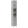 vidaXL Arm&aacute;rio WC 30x30x190 cm derivados de madeira cinzento cimento