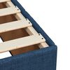 vidaXL Cama boxspring com colch&atilde;o 120x190 cm tecido azul