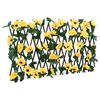 vidaXL&nbsp;Treli&ccedil;a de hera artificial extens&iacute;vel 180x30 cm amarelo
