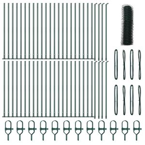 vidaXL Poste de Cerca Verde