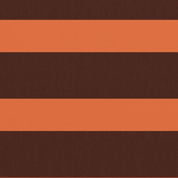 vidaXL Tela de varanda 90x300 cm tecido Oxford laranja e castanho