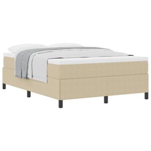 vidaXL Cama Box Cinza Verde 140 x 200 cm Veludo