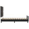 vidaXL Cama Box com cabeceira Preto 100 x 200 cm Veludo