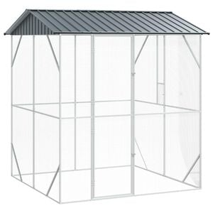 vidaXL Gaiola para P&aacute;ssaros Antracite 215 x 208 x 247 cm