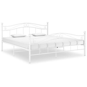 vidaXL Estrutura de cama metal 200x200 cm branco