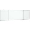 vidaXL Quadro branco magn&eacute;tico dobr&aacute;vel 200x60x1,7 cm alum&iacute;nio