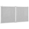 vidaXL Quadro branco magn&eacute;tico dobr&aacute;vel 120x60x1,7 cm alum&iacute;nio