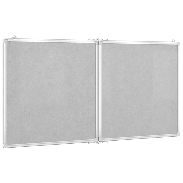 vidaXL Quadro branco magn&eacute;tico dobr&aacute;vel 120x60x1,7 cm alum&iacute;nio